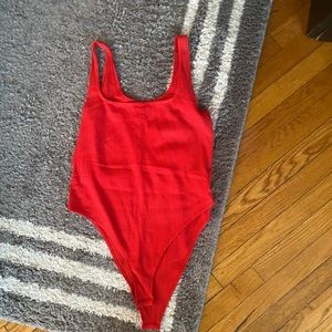 Red Body Suit